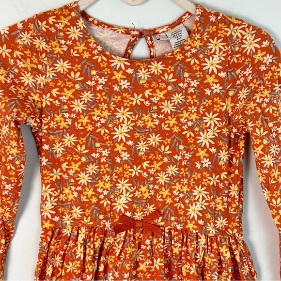 Joie Little Girl Floral Long-Sleeve Dress Size 7/8 - Picture 3 of 8